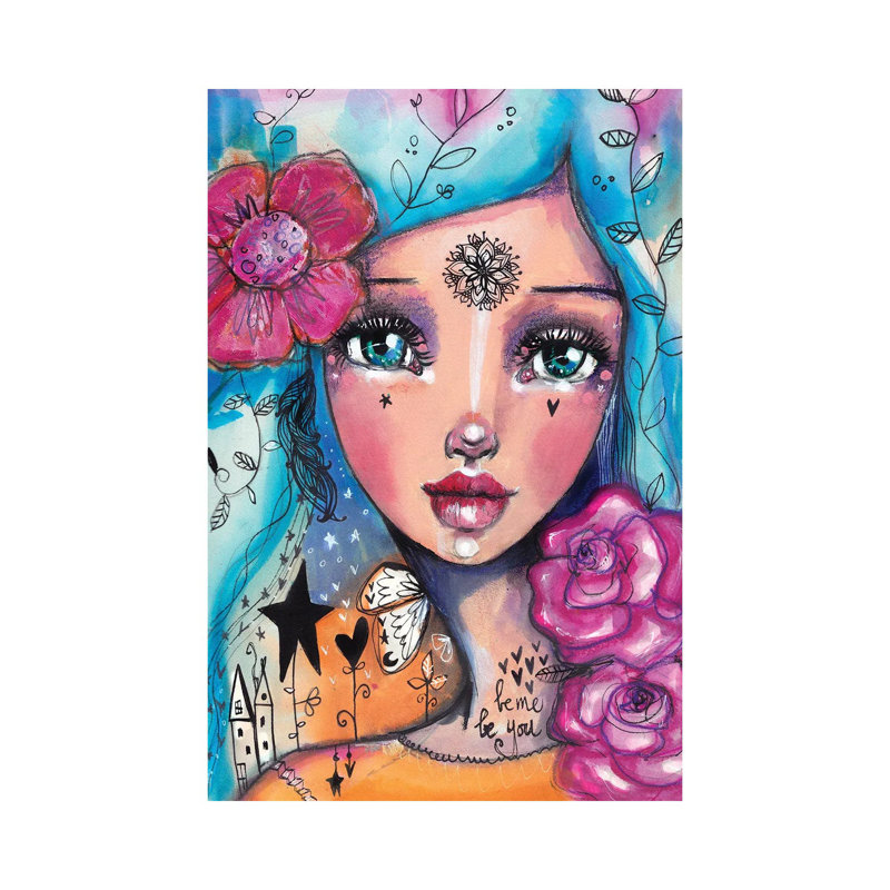 Be You by Tamara Laporte - Print on Canvas, Wrapped Canvas, 20.32 cm H x 30.48 cm W