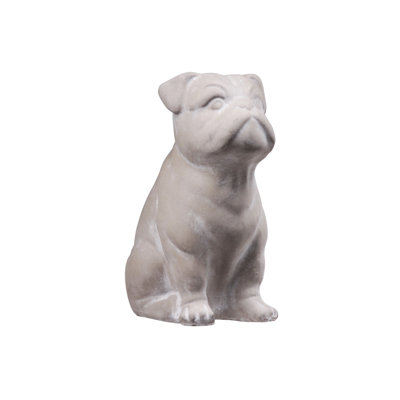 Statue bouledogue assis Shamar