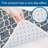 Moroccan Grid Texture, Kitchen Mats Set Of 2