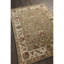 Tapis oriental traditionnel en laine touffeté à la main vert sauge, ivoire et rouille Bartz-875153974