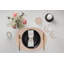 Cotton Blend Oval Placemat And Coaster Set-1561851777