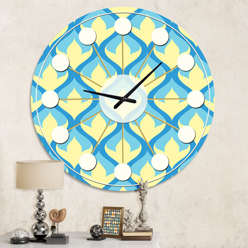 Horloge murale rétro Mid-Century, Moyenne