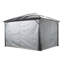 Rideaux gris Sojag pour pavillon de jardin Meridien, filé-34279303