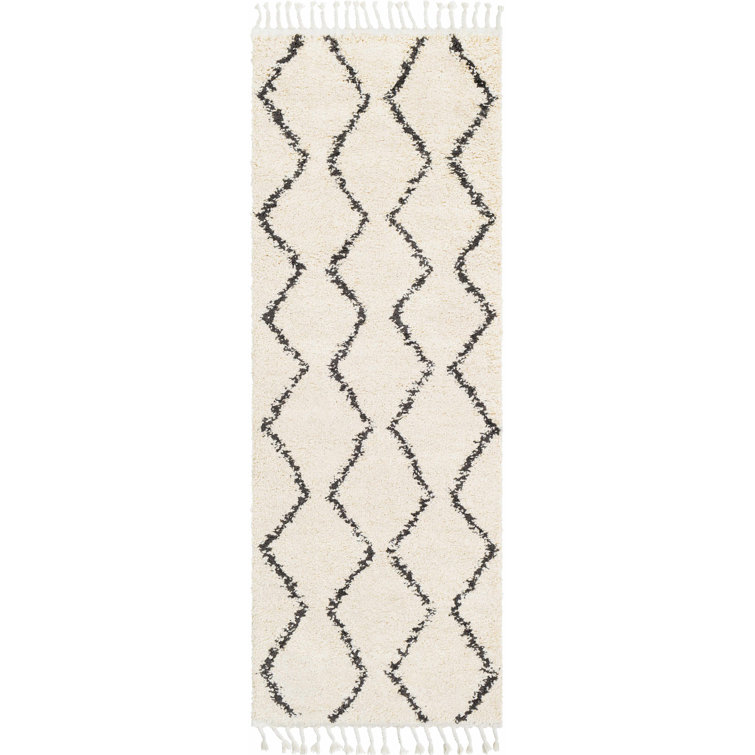 Tapis crème / noir Adeeva