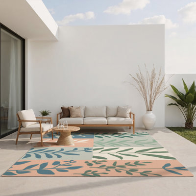 Tapis intérieur et extérieur Emerald Tranquility
