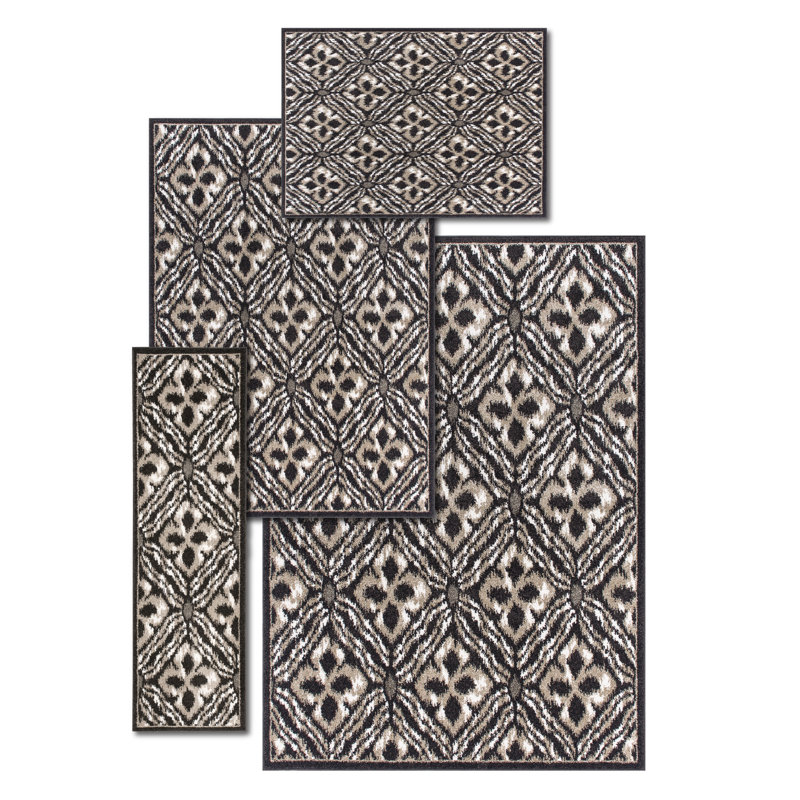 Ensemble de tapis de Cedar Creek 4 pièces Espresso