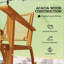 Ensemble de 2 chaises berçantes d'extérieur