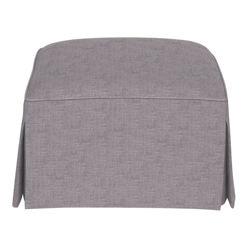 Repose-pieds Zoe, Chenille nomade ardoise Crypton®