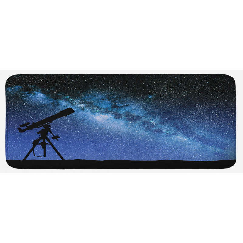 Tapis de cuisine galaxy