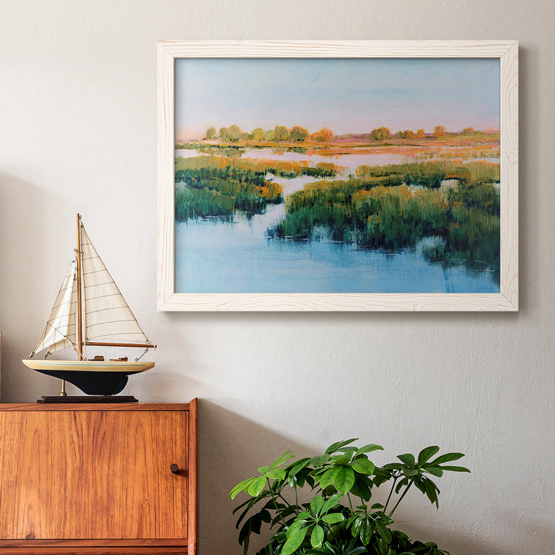 Vue des marais II, Blanc, H 28 po x l 42 po