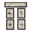 «Kitchen Friendship Collection II», vignette 5 pièces par Millwork Engineering, cadre noir