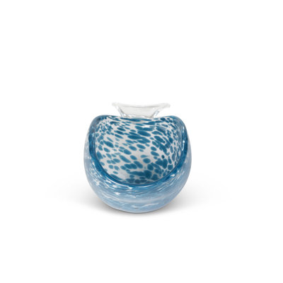 Bol en verre bord de mer, bleu marine, petit
