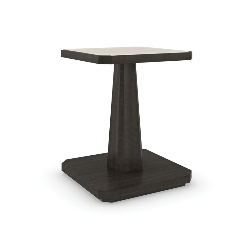 Stone Top End Table