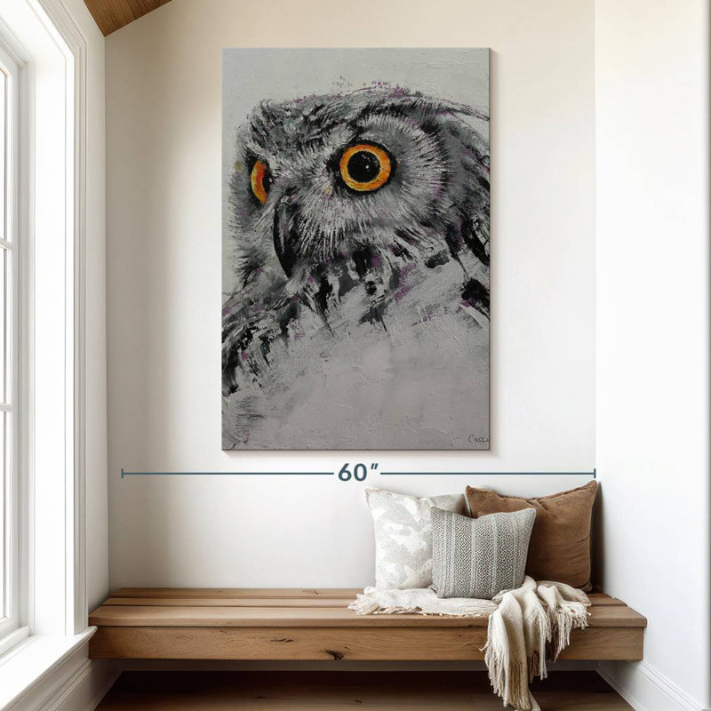 Brampt Spirit Owl, H 51 po x l 34 po
