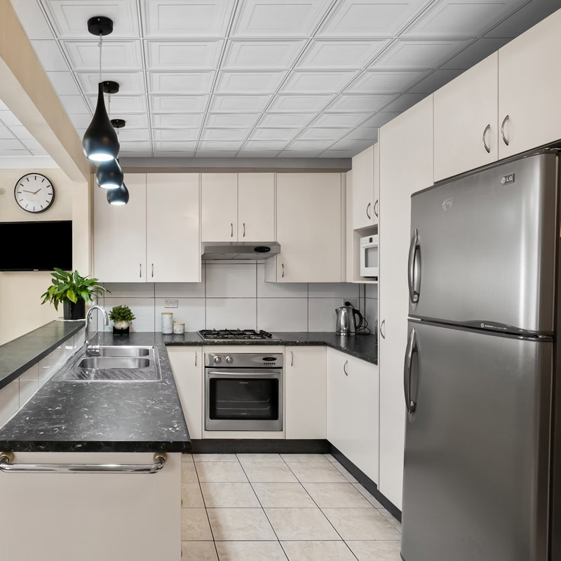 24'' L x 24'' W Smooth PVC Drop-In Ceiling Tile