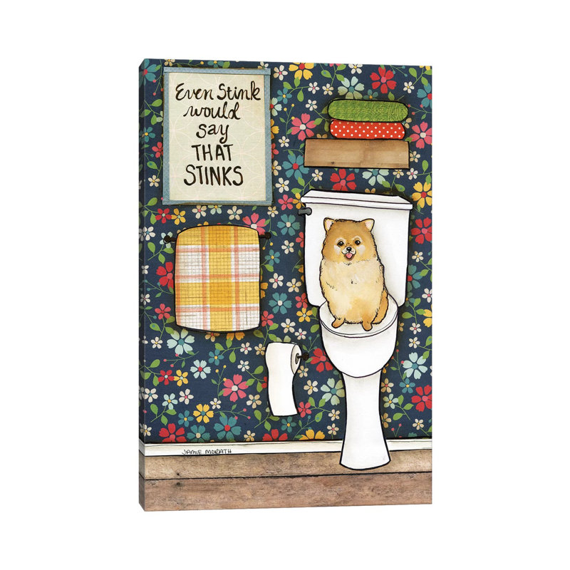 «That Stinks» par Jamie Morath, impression sur toile tendue, H 18 po x l 12 po x P 1,5 po