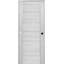 Porte intérieure pré-suspendue en bois manufacturé lambrissé Louver DIY-FRIENDLY-93691205-93691223-94372595