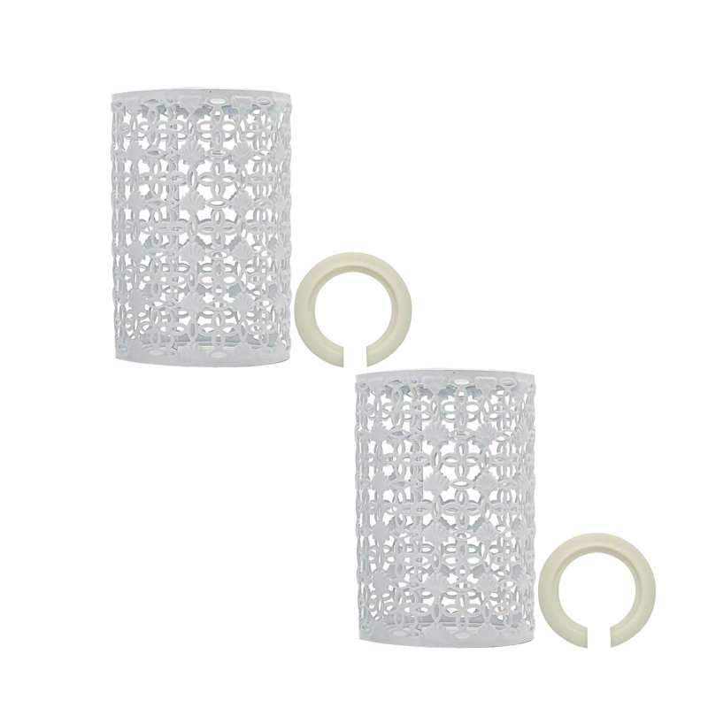 Hallberg Metal Drum Lamp Shade ( Screw On ), Brushed Brass