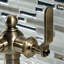 Robinet de salle de bain à poignée simple à fixation sur comptoir à 1 trou Kingston Brass Knight-68923245-68923247