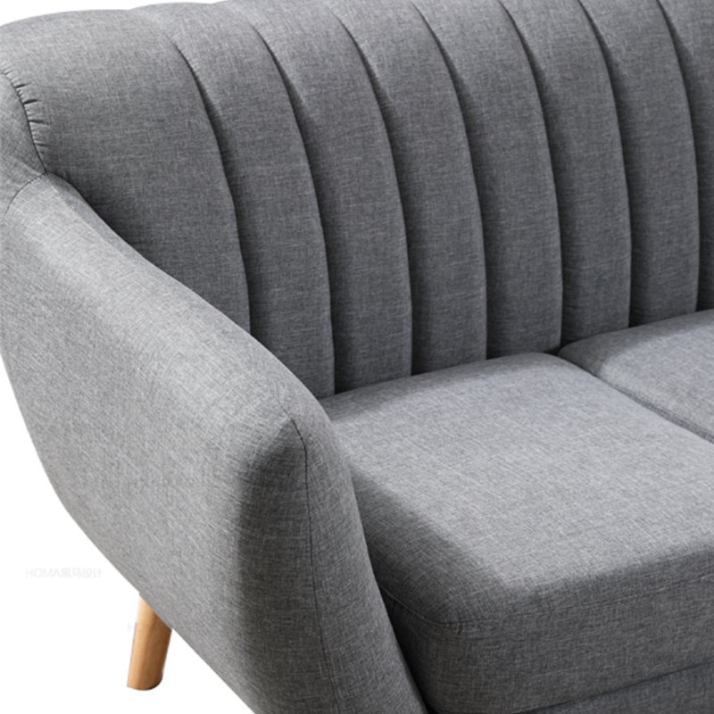 Ensemble de salon standard 2 pièces Villalba, Gris