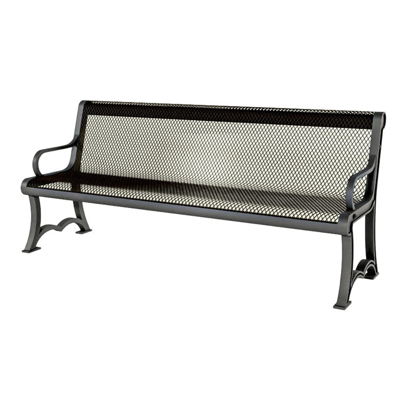 Banc extensible, 122 cm, avec dossier, portable, en cuir veiné doré texturé., Banc de jardin portatif 4 pi