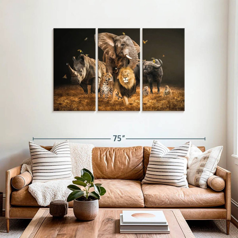 Brampt Big 5, 36" H x 57" W