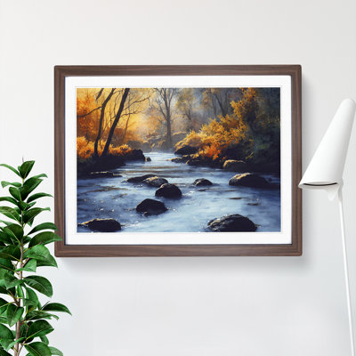 Autumn Forest Stream Vol.3 - Single Picture Frame Print