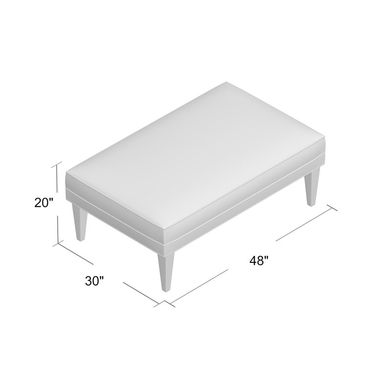 Aperitif Upholstered Bench, Espresso, Venice Ivory