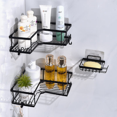 Tablette de salle de bain pour rangement de rangement de douche, tablette de rangement murale pour cuisine