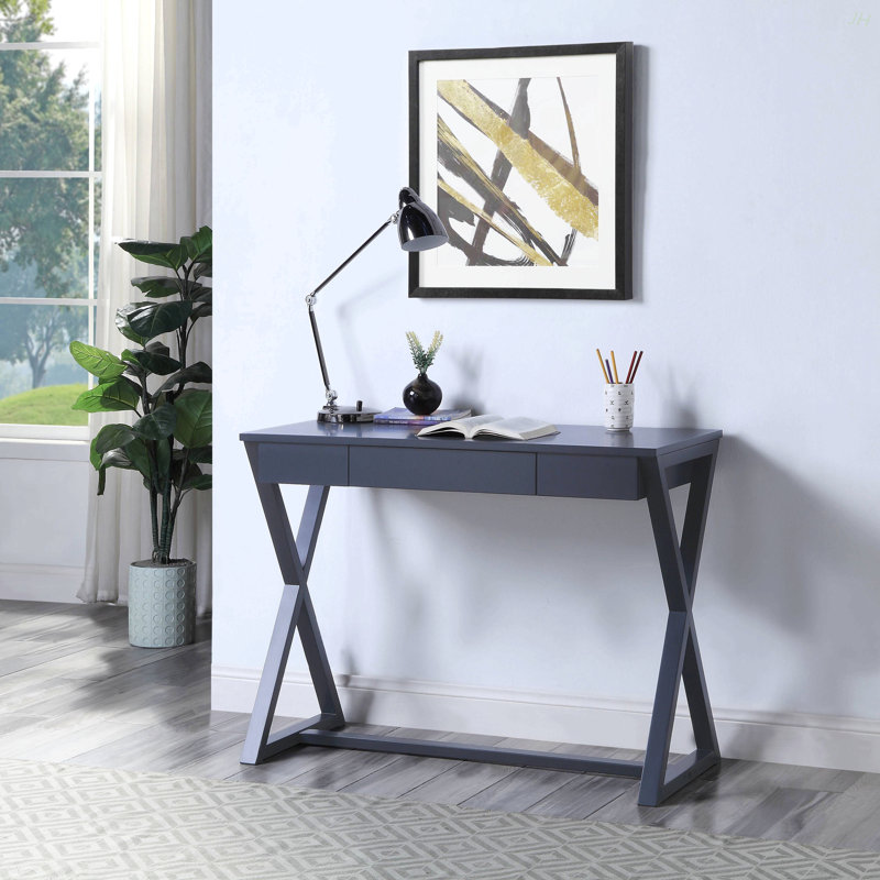 Console au fini gris anthracite Nalo