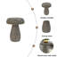 Table d'appoint à champignon MGO, texture semblable au bois