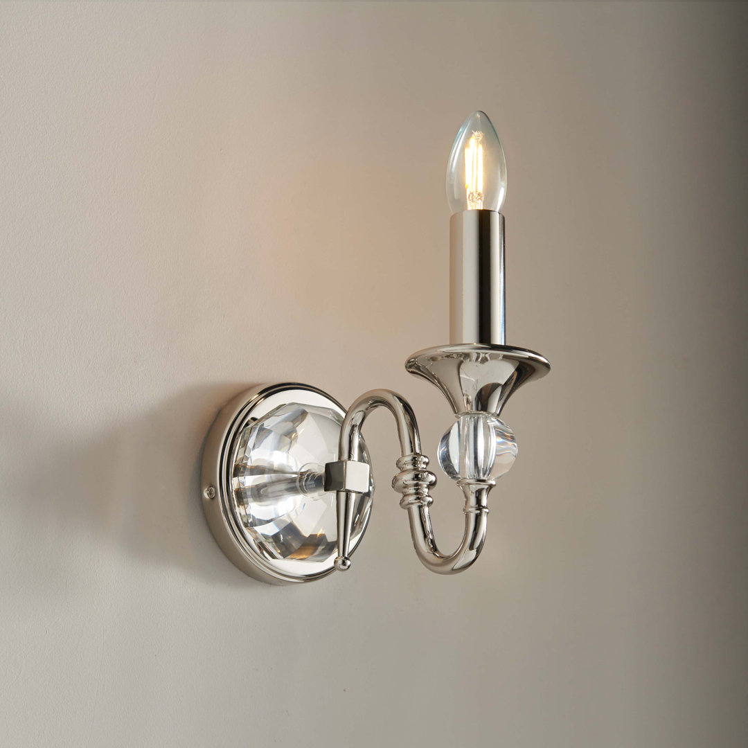 Mcveigh 1-Light Candle Wall Light