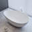 63'' x 37.5'' Freestanding Solid Surface Bathtub