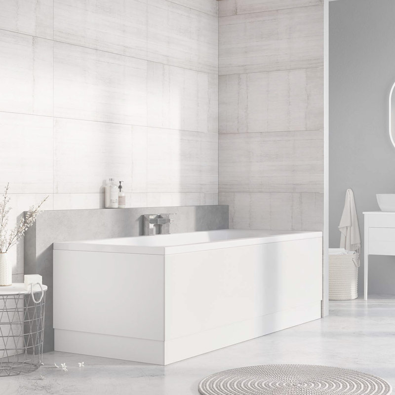  Bath Front Panel, Matt White