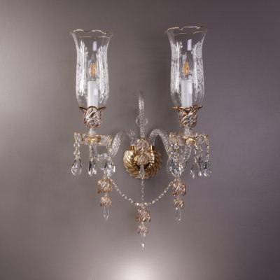 Lampe murale bougie 2 lumières Resaca