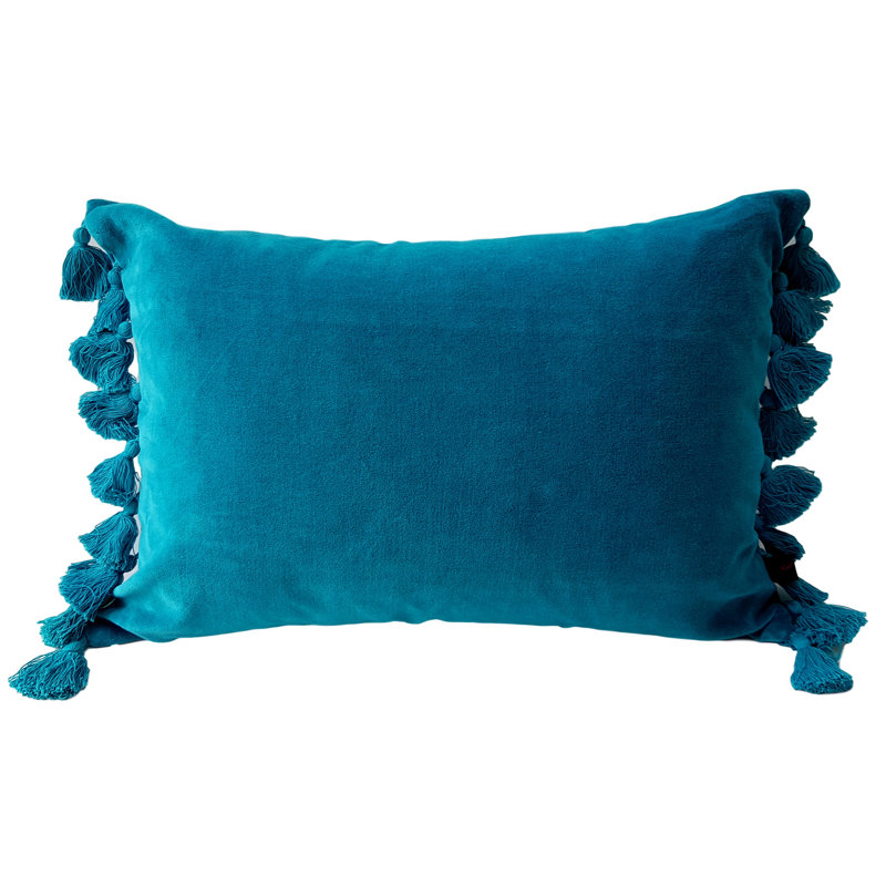 Khenifra Rectangular Cushion, Teal