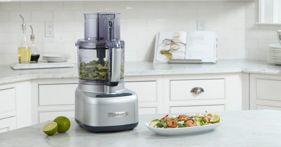 Elemental 11-Cup Food Processor, Silver