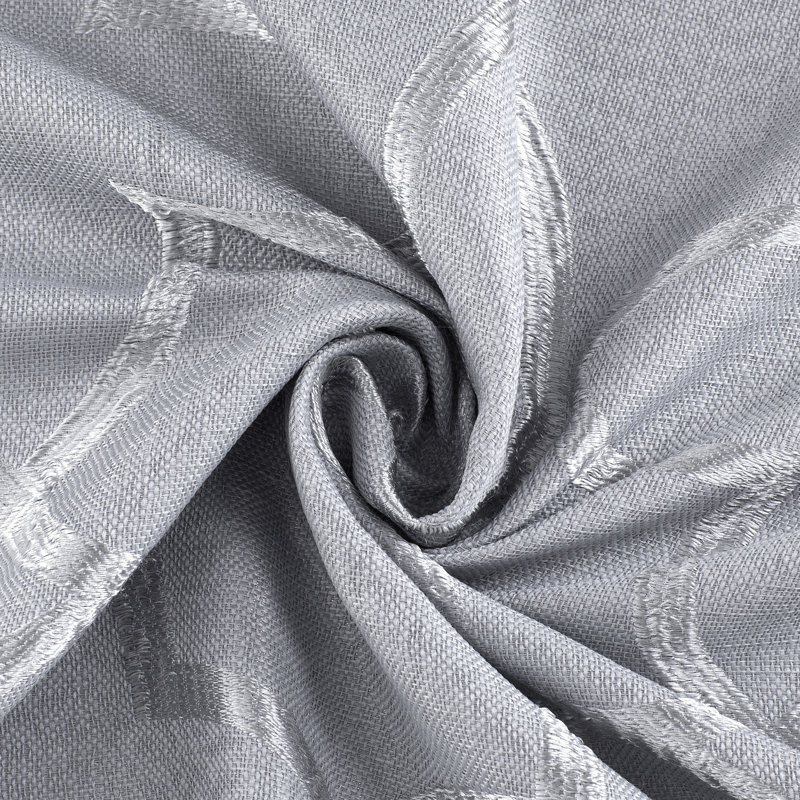 Paire de rideaux obscurcissant avec œillets Zulina, Argent, L 38 po x L 96 po