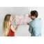 Magnetic Memo Board Whiteboard - 60 x 40 cm - Includes Marker and Magnets - Watercolor flakes