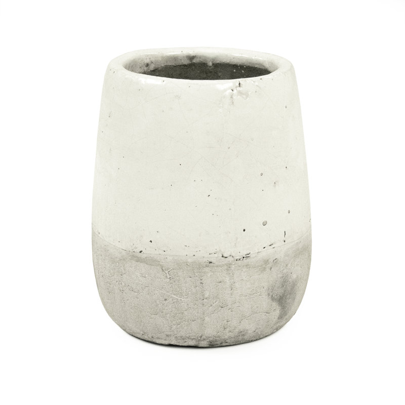 Pot en céramique intérieur / extérieur Seleste, H 9 po x l 7 po x P 7 po