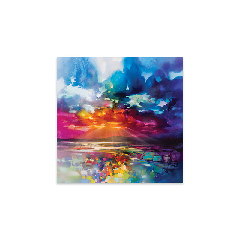Suns Energy - impression sur verre acrylique, H 24 po x l 24 po x P 0,25 po