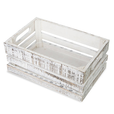 Gracie Oaks Solid Wood Decorative Bin
