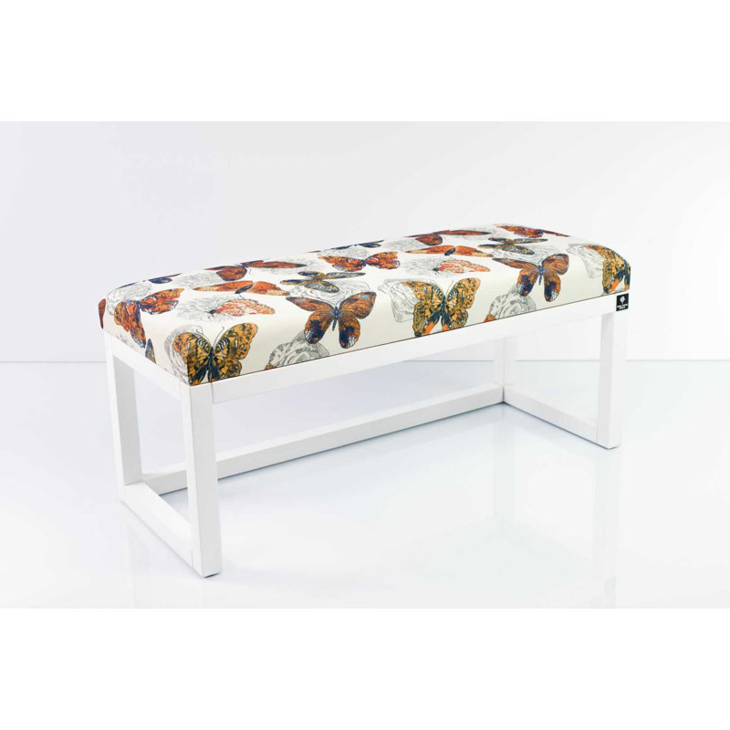 Velvet Upholstered Bench, 50cm H x 175cm W x 30cm D