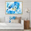 «Blue and White Liquide Waves II», peinture sur toile-67229921-67229922