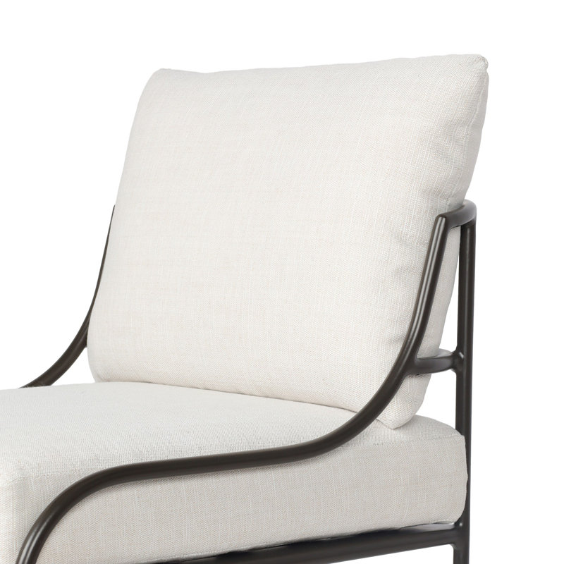 Segovia Outdoor Dining Chair-Catalina Stone, Vergo Cream