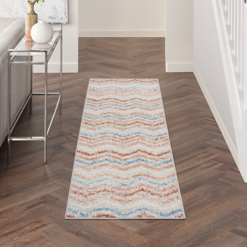 Lee-Robinson Chevron Indoor Rug, Runner 2'3" x 7'6"