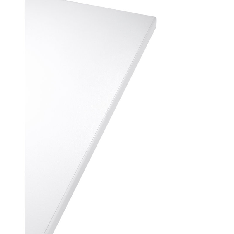 Table carrée, Blanc stratifié