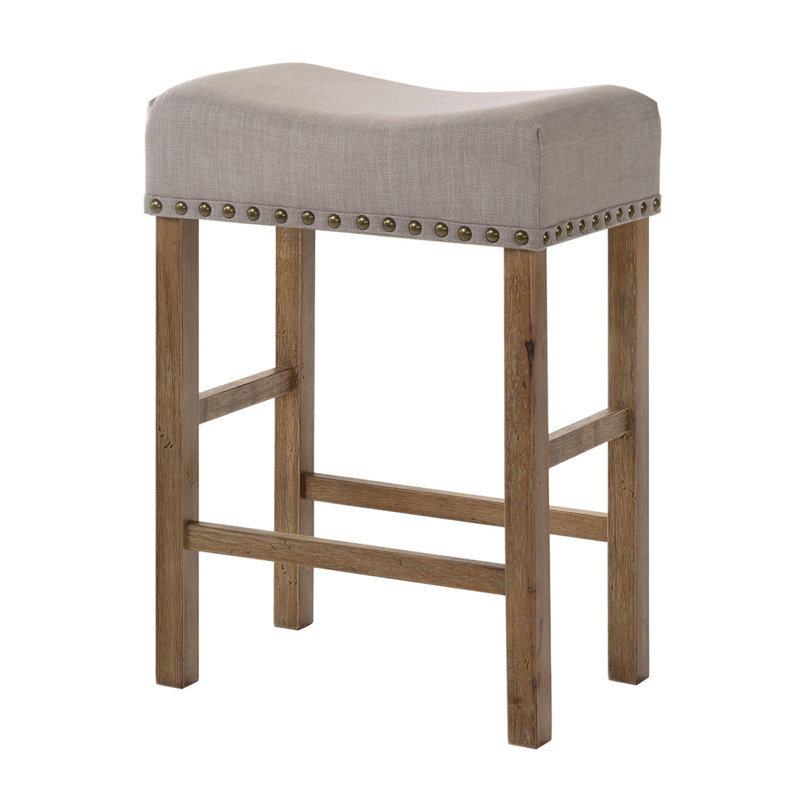 Tabouret à hauteur de comptoir brun clair et chêne vieilli (ensemble de 2)