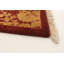 Tapis décoratif en laine de style persan rouge foncé de conception unique 3 pi 1 po x 5 pi noué à la main new age paki