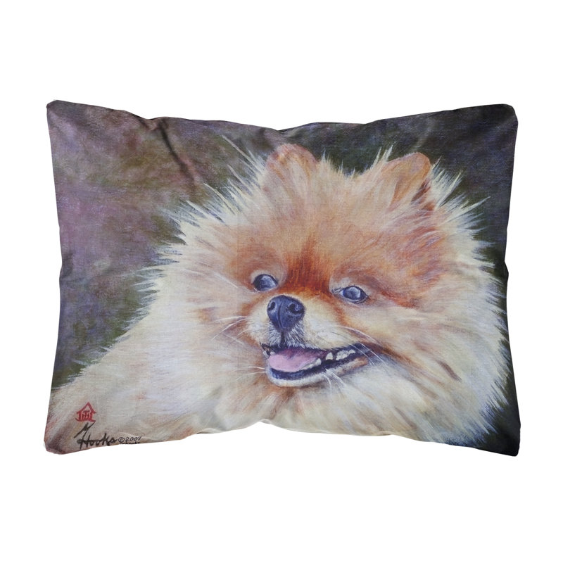  Coussin décoratif intérieur / extérieur Pomeranian Head